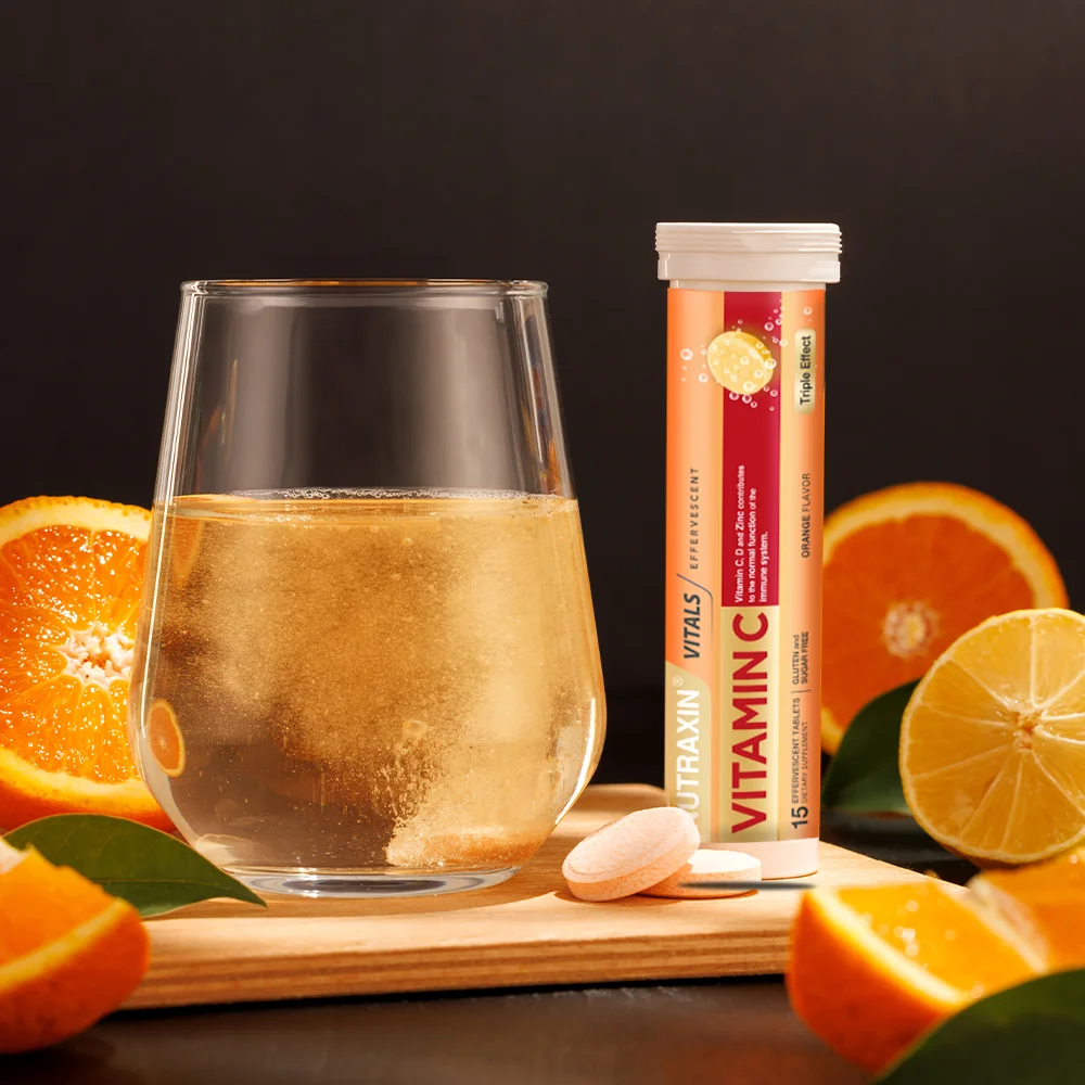  Effervescent Vitamin C-D-Zinc