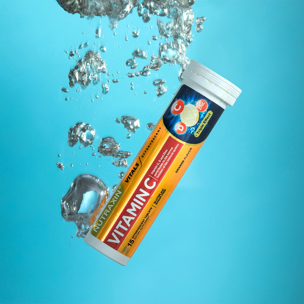  Effervescent Vitamin C-D-Zinc